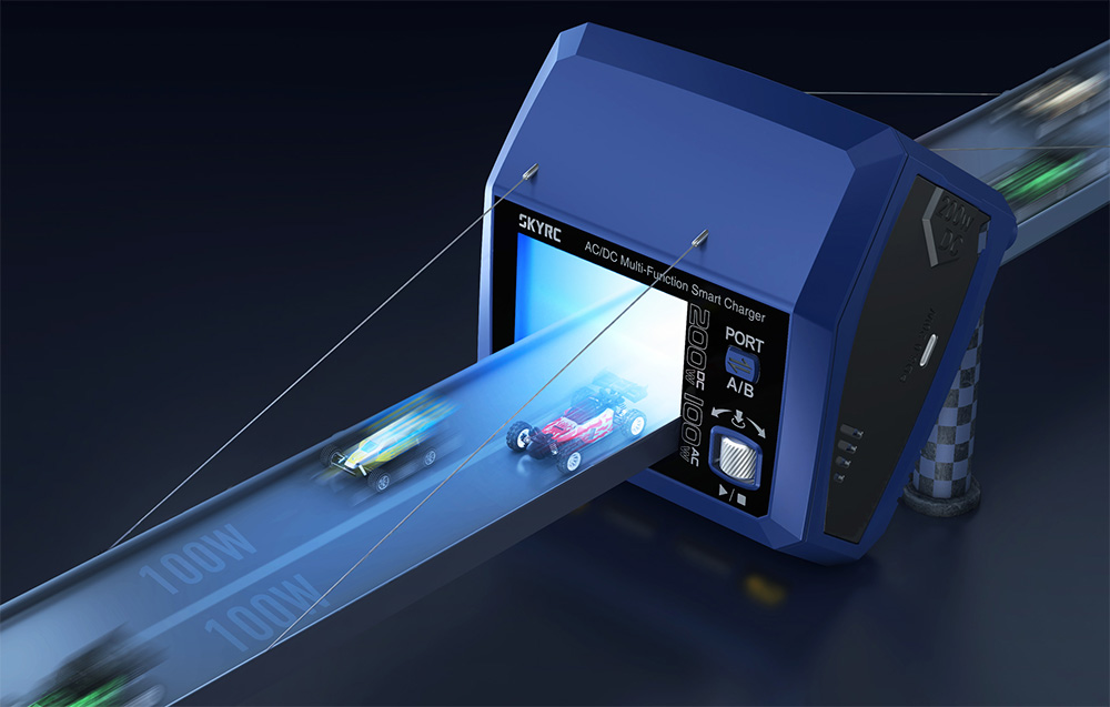 SkyRC D100neo töltő-6