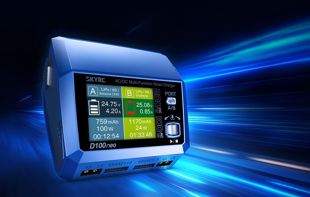 SkyRC D100neo töltő-5