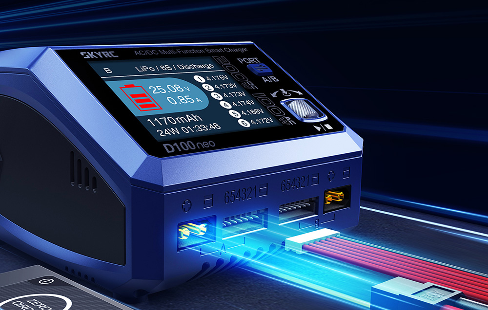 SkyRC D100neo töltő-4