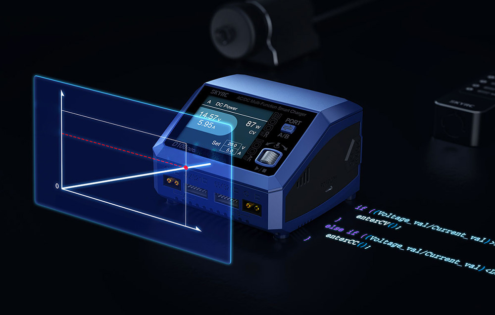 SkyRC D100neo töltő-9