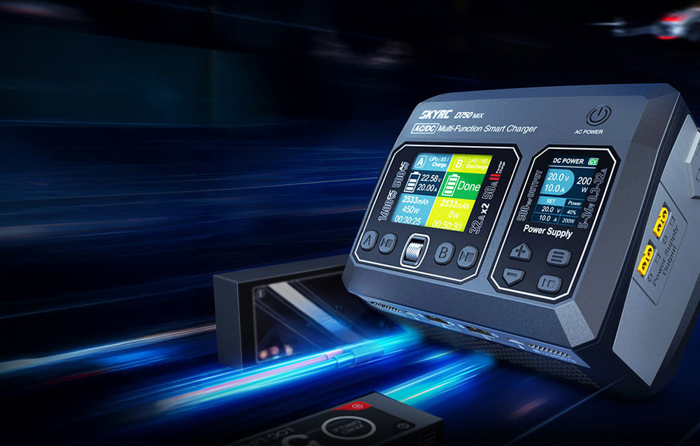 SkyRC D750 MIX Töltő-6