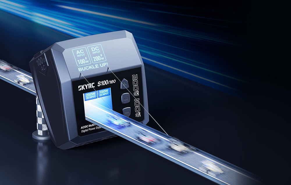 SkyRC S100neo AC/DC Intelligens Balance Töltő-3