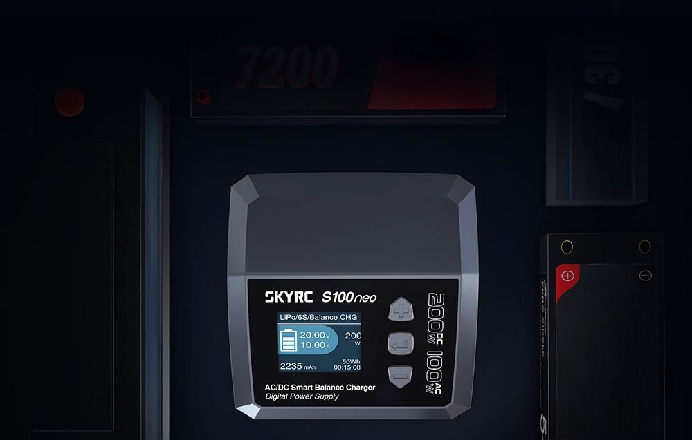 SkyRC S100neo AC/DC Intelligens Balance Töltő-1