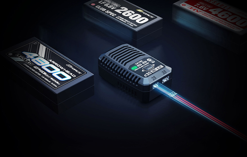 SkyRC e3S 2S/3S töltő-3