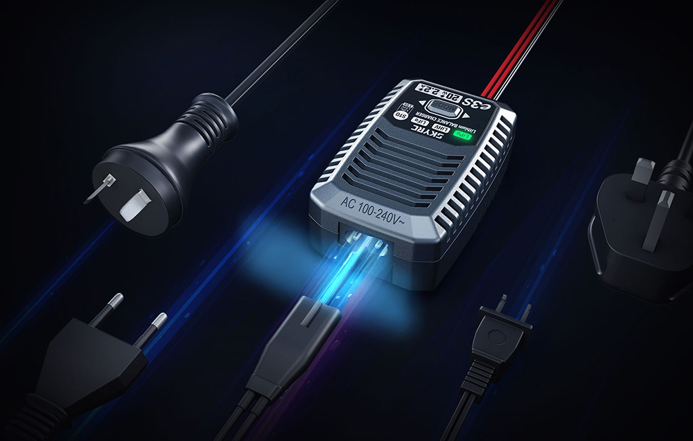 SkyRC e3S 2S/3S töltő-5