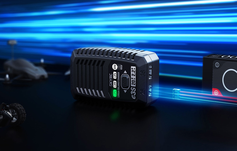 SkyRC e3S 2S/3S töltő-7