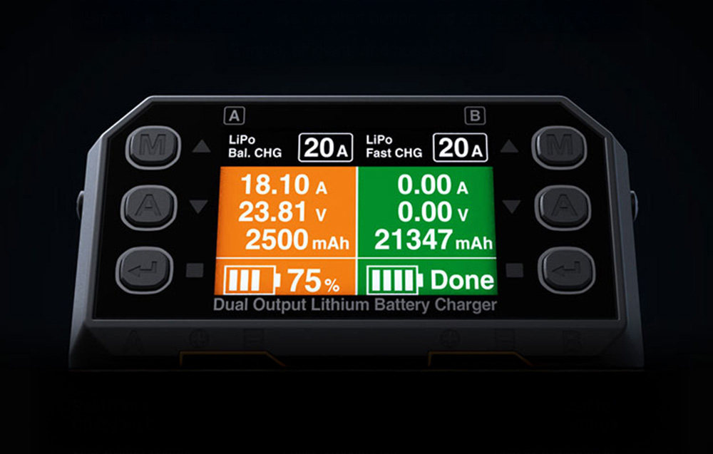 SkyRC PC1080neo Kétcsatornás Lítium Akkumulátor Töltő-9