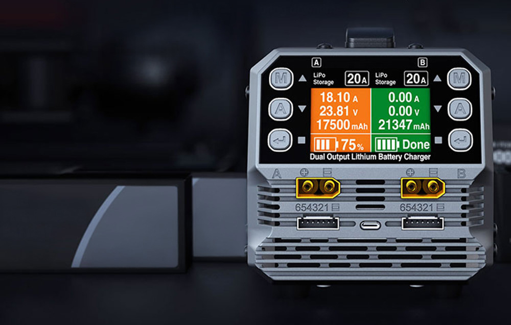 SkyRC PC1080neo Kétcsatornás Lítium Akkumulátor Töltő-2