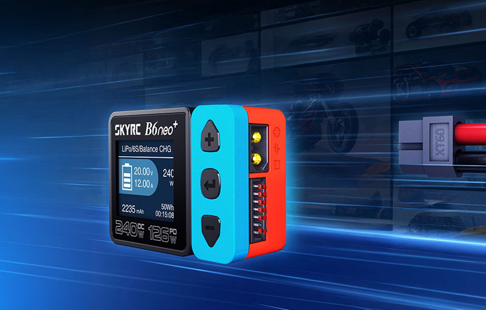 SkyRC B6neo+ intelligens töltő-6