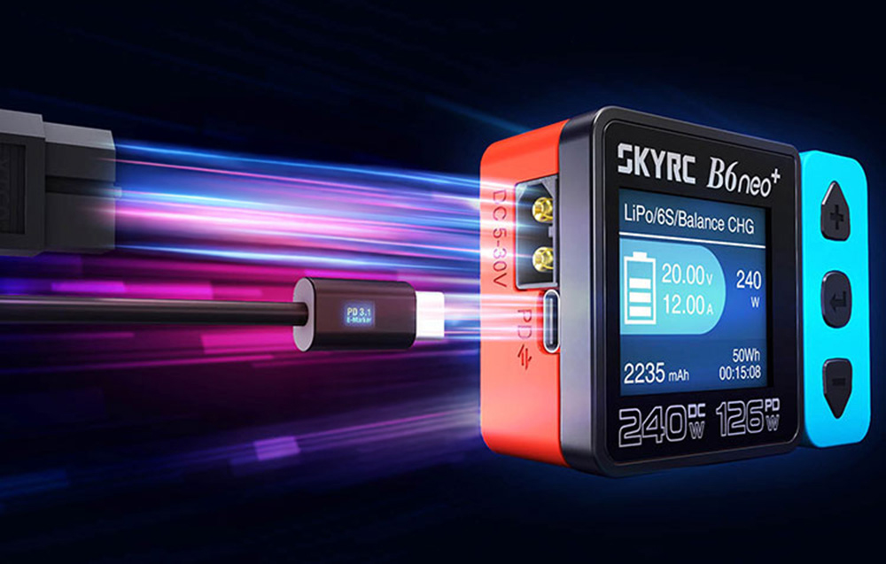 SkyRC B6neo+ intelligens töltő-3