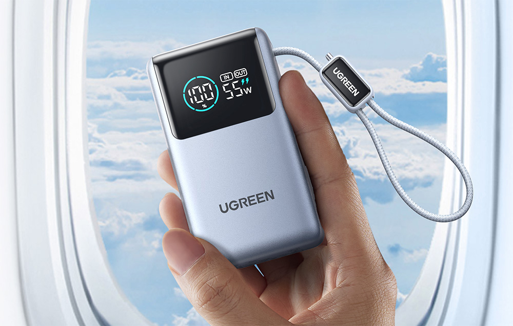 UGREEN PB727 55W 10000mAh Power Bank USB USB-C-8