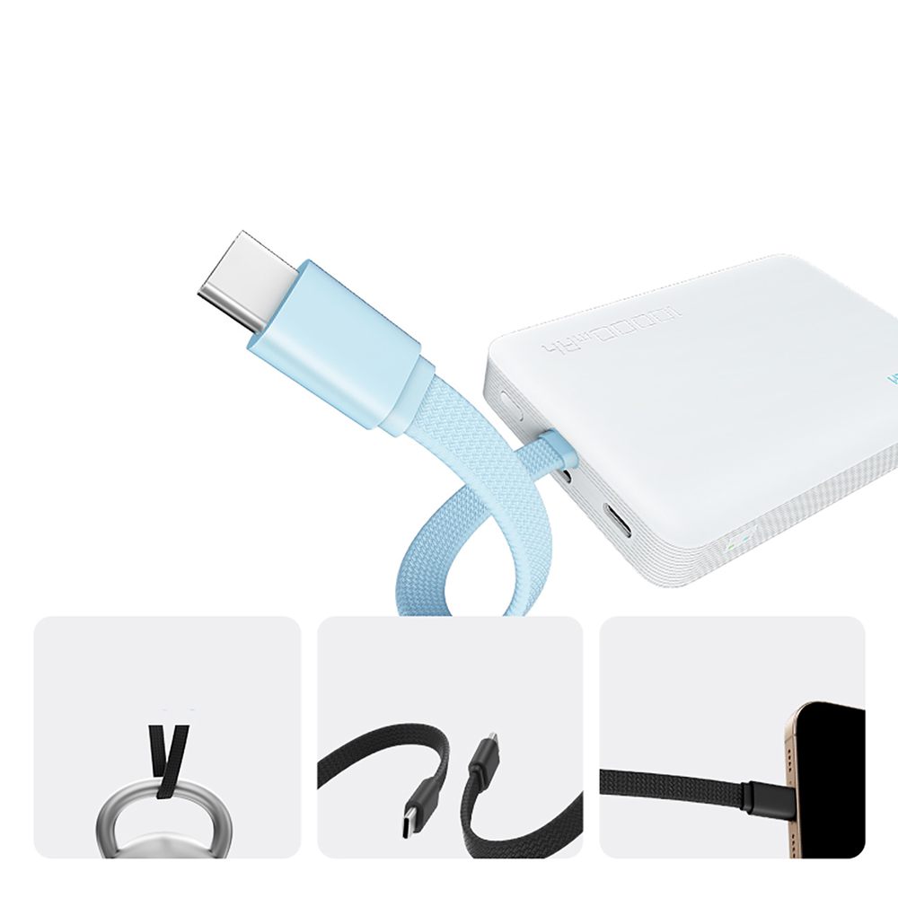 Cuktech CP132ML 10000 mAh Magnetic Power Bank - White-11