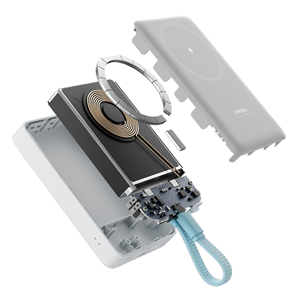 Cuktech CP132ML 10000 mAh Magnetic Power Bank - White-2