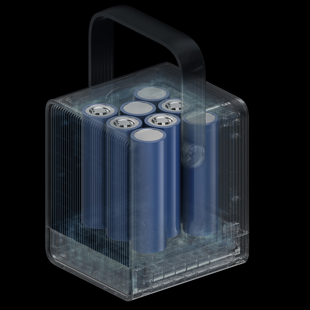 Cuktech Powerbank 300W 40000mAh vezeték nélküli töltéssel 2x USB-C + 2x USB-A - Fekete-21