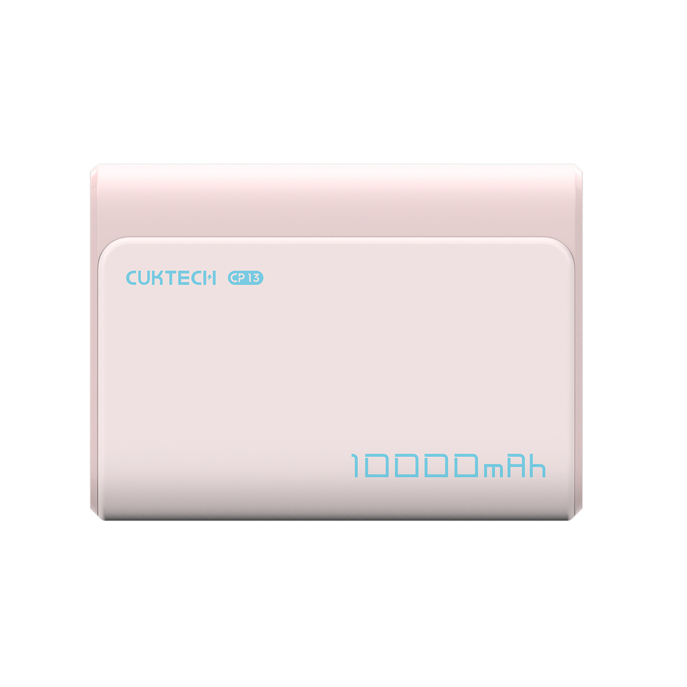 Powerbank Cuktech CP13 30W 10000mAh USB-C + USB-A - rózsaszín-2