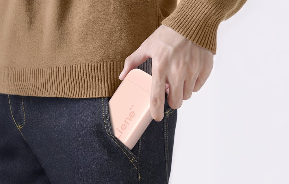 Liene Pearl hordozható fotónyomtató (rózsaszín)-11