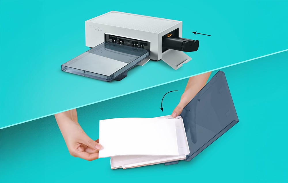 Liene Amber hordozható fotónyomtató 10x15 cm-4