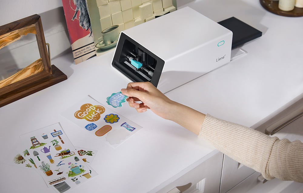 Liene PixCut S1 hordozható fotónyomtató 2in1-4