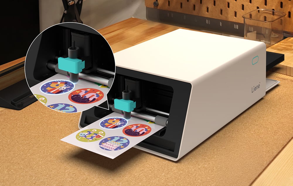 Liene PixCut S1 hordozható fotónyomtató 2in1-3
