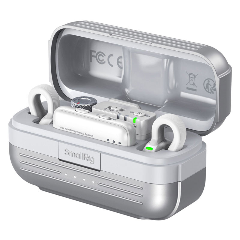 Smallrig 5716 S70 Wireless Microphone with Multi-device Compatibility (White)-1