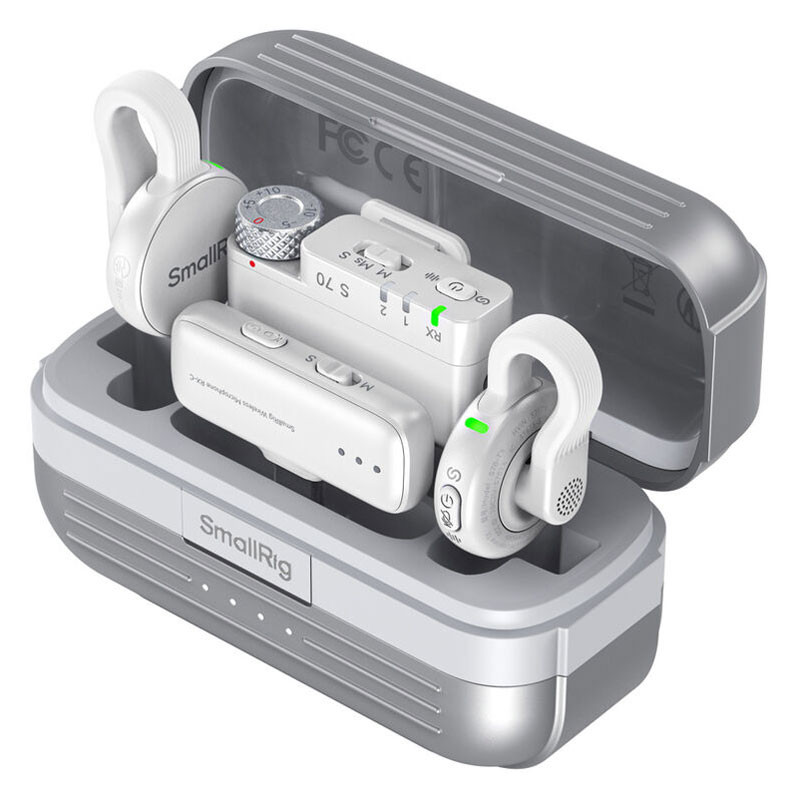 Smallrig 5716 S70 Wireless Microphone with Multi-device Compatibility (White)-2