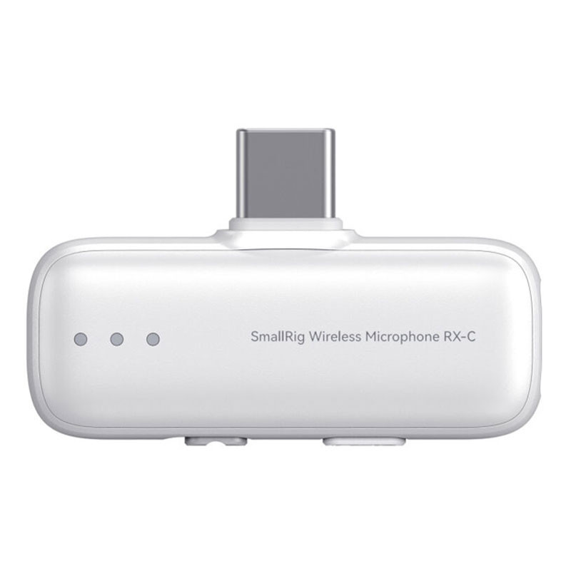 Smallrig 5716 S70 Wireless Microphone with Multi-device Compatibility (White)-5