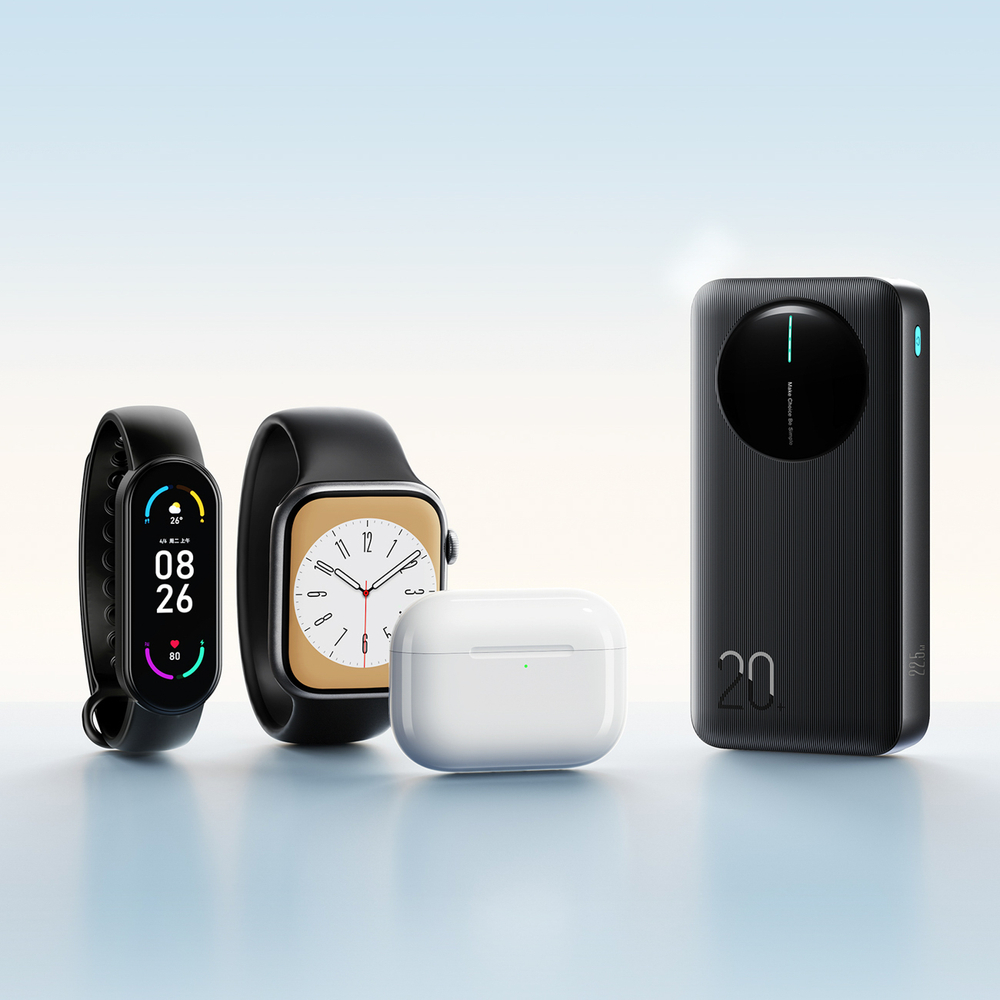 Joyroom JR-PBF14 Pro Powerbank 22.5W 20000mAh digitális kijelzővel 2x USB-A 1x USB-C - Fekete-6