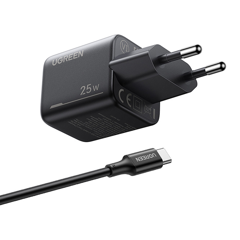 X517 25W USB-C GaN hálózati töltőadapter + 1m USB-C/USB-C kábel UGREEN-2