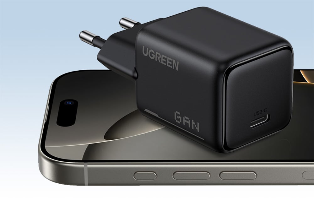X517 25W USB-C GaN hálózati töltőadapter + 1m USB-C/USB-C kábel UGREEN-4