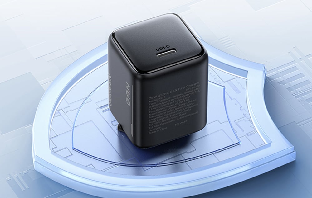 X517 25W USB-C GaN hálózati töltőadapter + 1m USB-C/USB-C kábel UGREEN-5