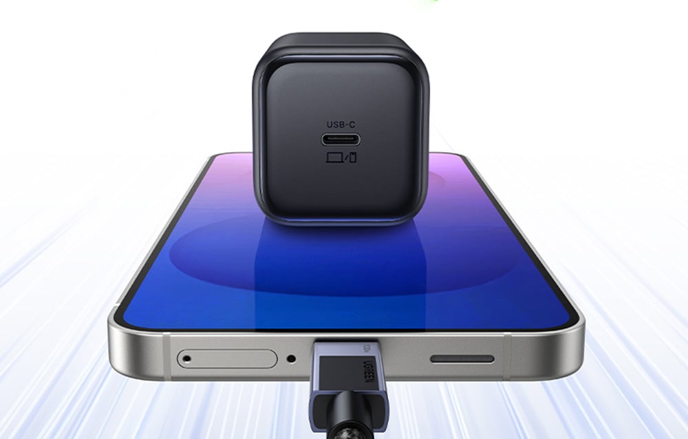 UGREEN X524 45W USB-C GaN Töltő Fekete + Kábel 1m-6