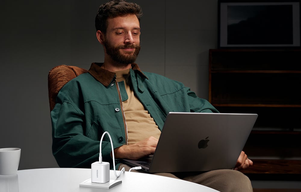 45W GA N USB-C töltőfehér UGREEN X524-6