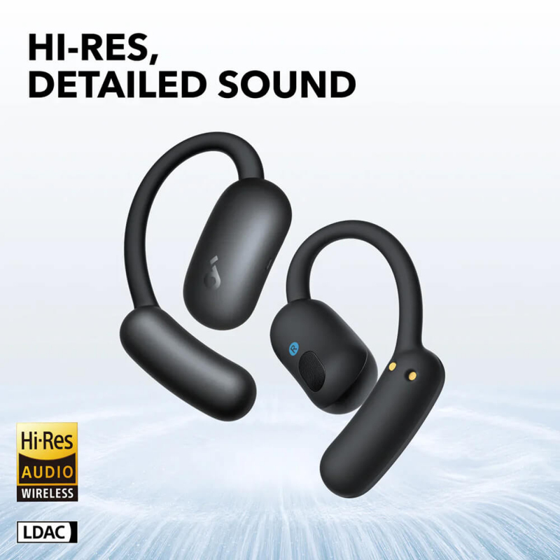 Anker SoundCore AeroFit 2, Fekete A3874G11 Vezeték nélküli fülhallgató, bluetooth headset-2