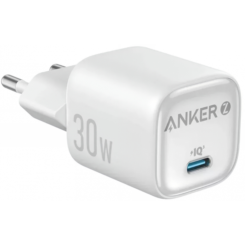 Anker Zolo fali töltő, 30W, 3A, 1 x USB-C, fehér A2698G21-0