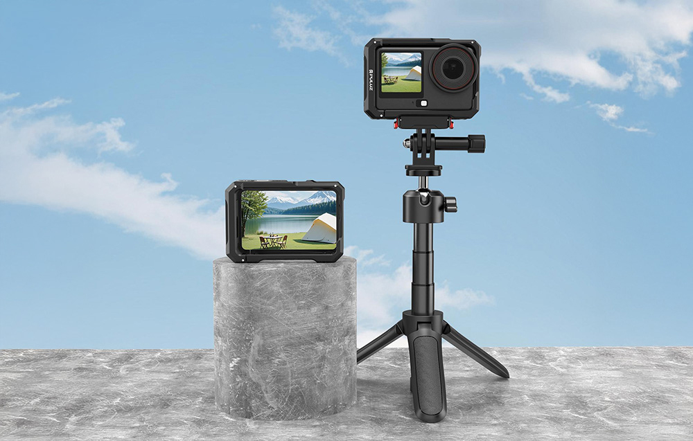 Puluz fém védőtok hidegcipős rögzítéssel a DJI Osmo Action 6-hoz tok-5