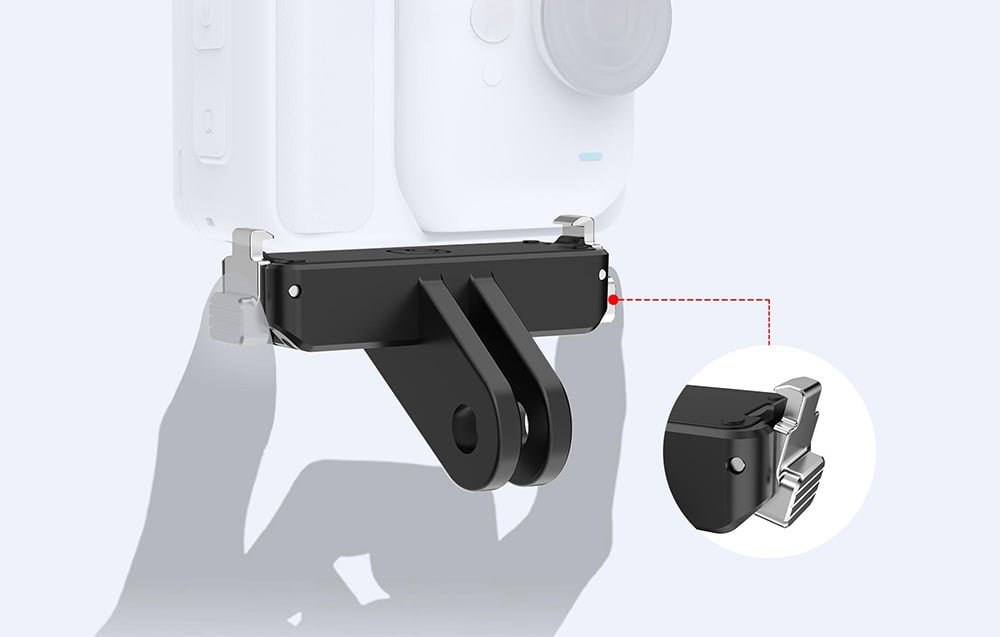 Puluz mágneses adapter gyorskioldóval az Insta360 GO Ultra készülékhez-4