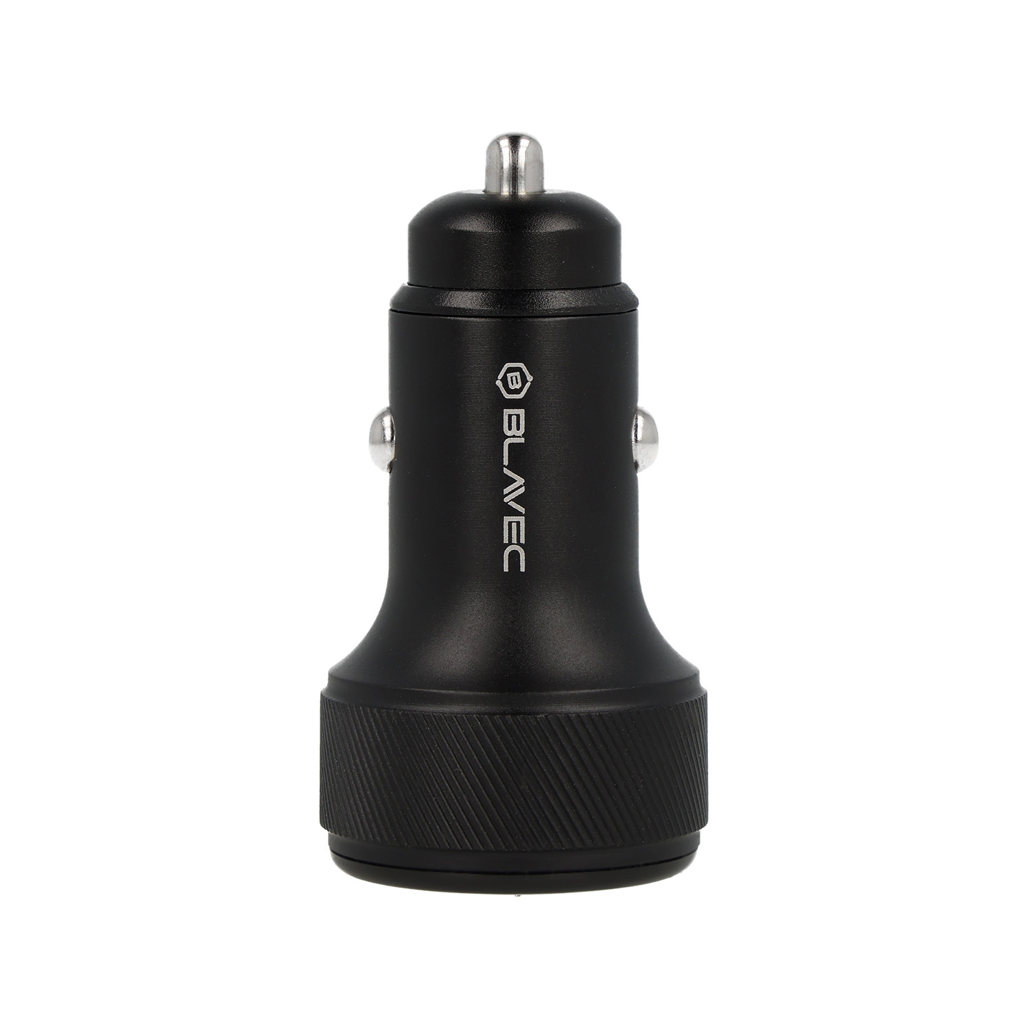 Blavec Autós töltő BS-04B-C Volt - USB + Type C - QC 3.0 18W PD 30W Type C to Type C kábellel (CCBS04BCV-UCB) fekete-2