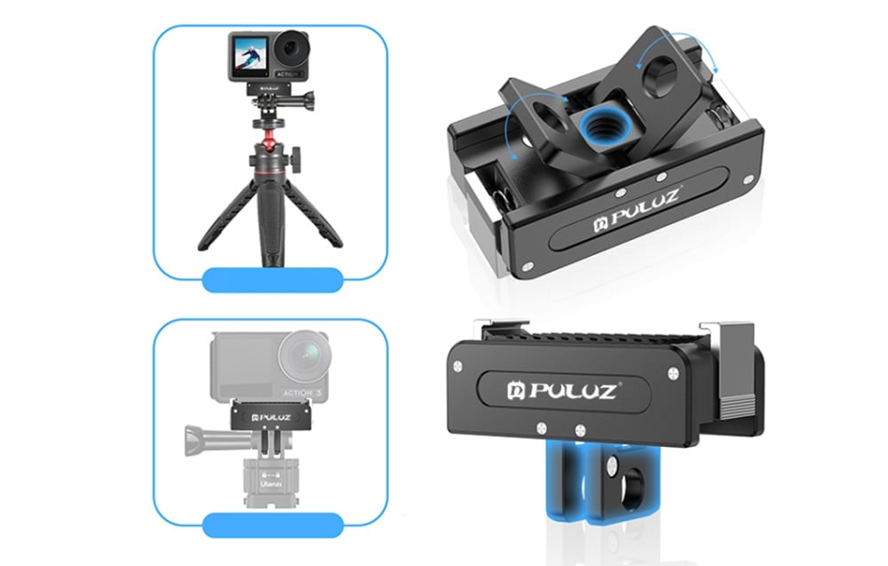 Magnetic Metal Base PULUZ  for DJI Osmo (Black)-2