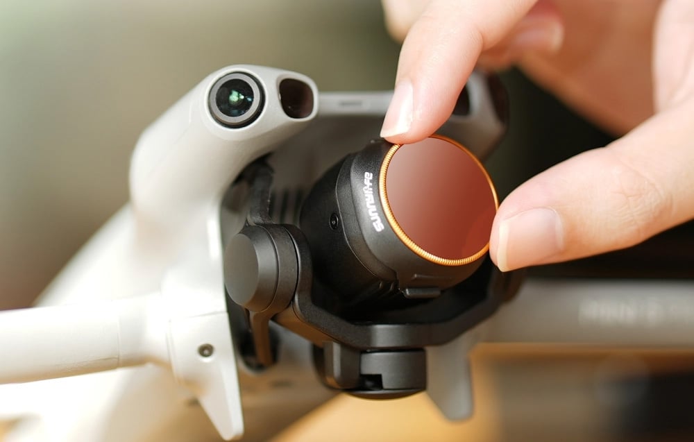 Sunnylife 4db ND8/PL + ND16/PL + ND32/PL + ND64/PL Lencseszűrő Készlet MINI 5 Pro-hoz-2