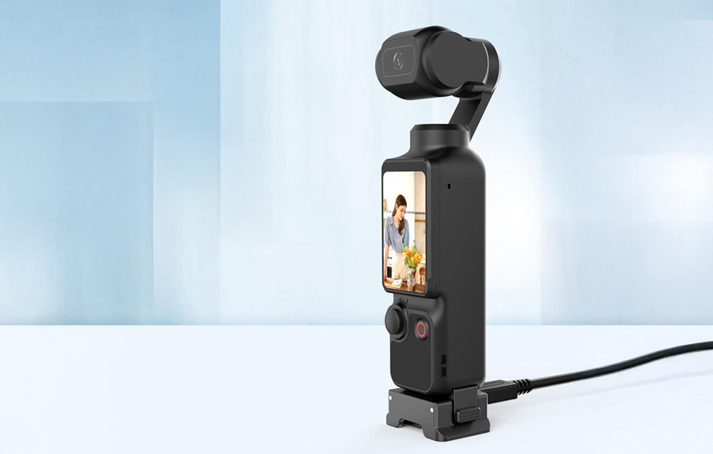 Puluz adapter gyorscsatlakozóval és töltési funkcióval a DJI Osmo Pocket 3-hoz-9