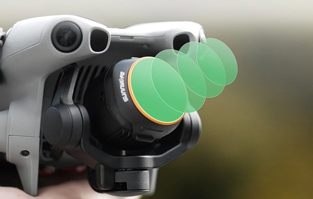 Sunnylife 4db ND8/PL + ND16/PL + ND32/PL + ND64/PL Lencseszűrő Készlet MINI 5 Pro-hoz-5