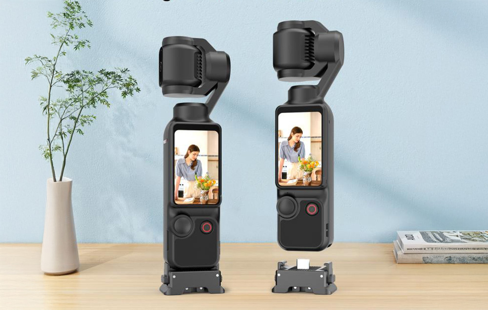 Puluz adapter gyorscsatlakozóval és töltési funkcióval a DJI Osmo Pocket 3-hoz-8