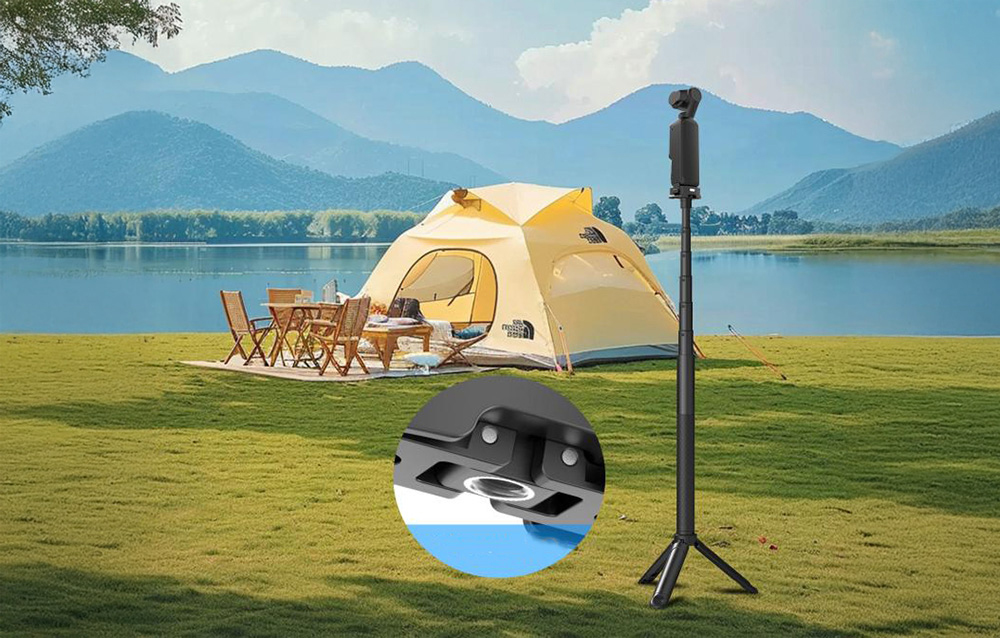 Puluz adapter gyorscsatlakozóval és töltési funkcióval a DJI Osmo Pocket 3-hoz-4