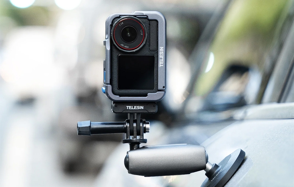 Metal Case Telesin for DJI Osmo Action 5 (black)-1