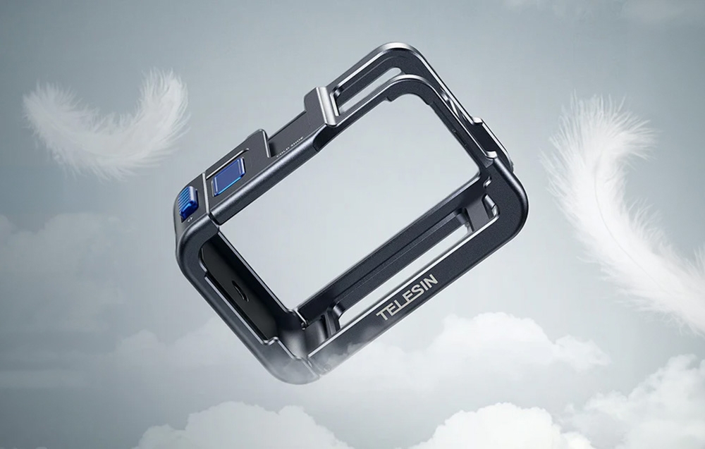 Metal Case Telesin for DJI Osmo Action 5 (black)-3