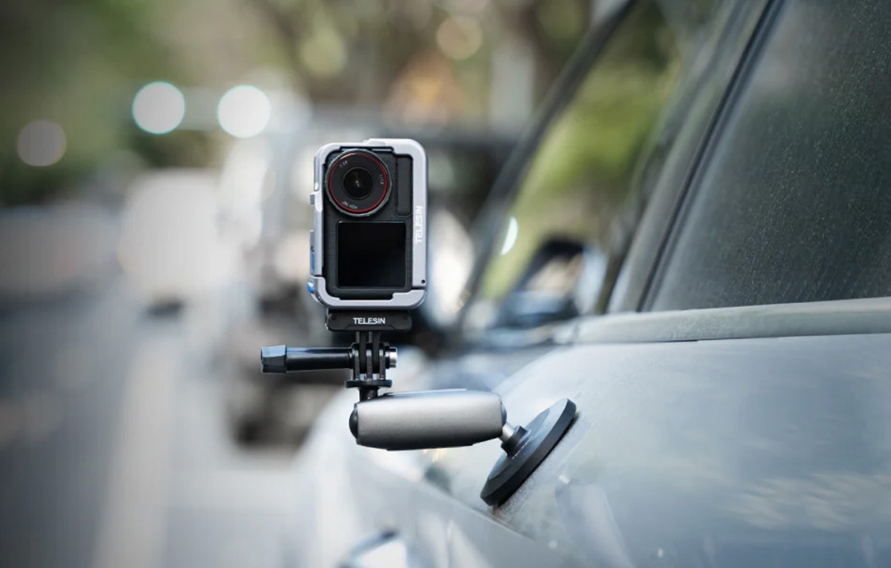 Telesin fém tok DJI Osmo Action 5-höz (kék) tok-4