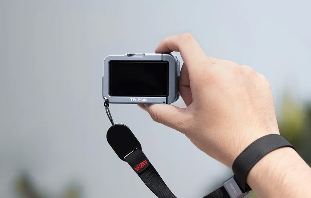 Telesin fém tok DJI Osmo Action 5-höz (kék) tok-5