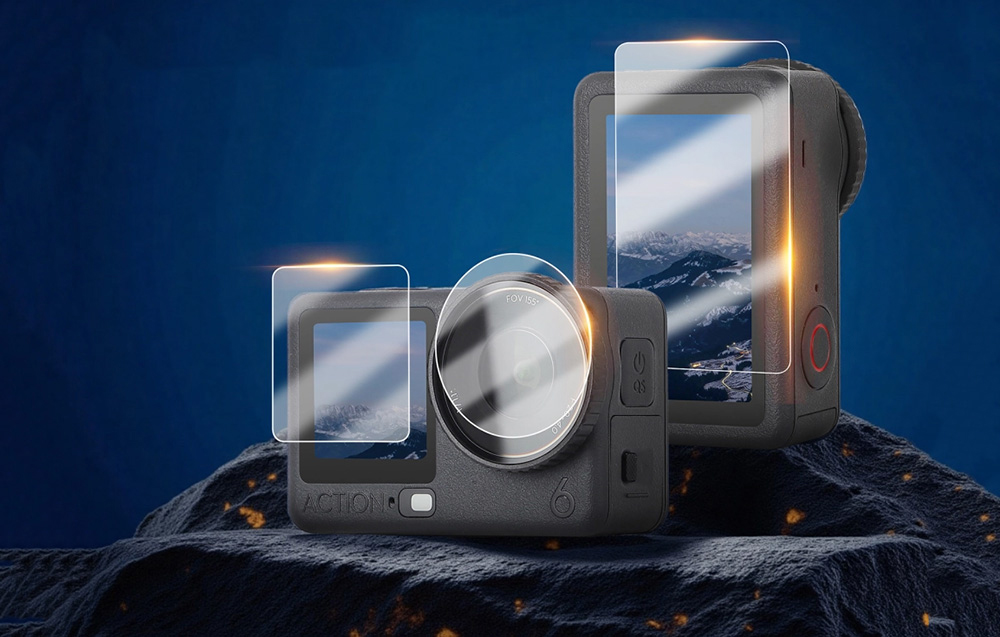 Sunnylife 2+2+2 edzett üvegfólia Action 6-hoz üvegfólia-1