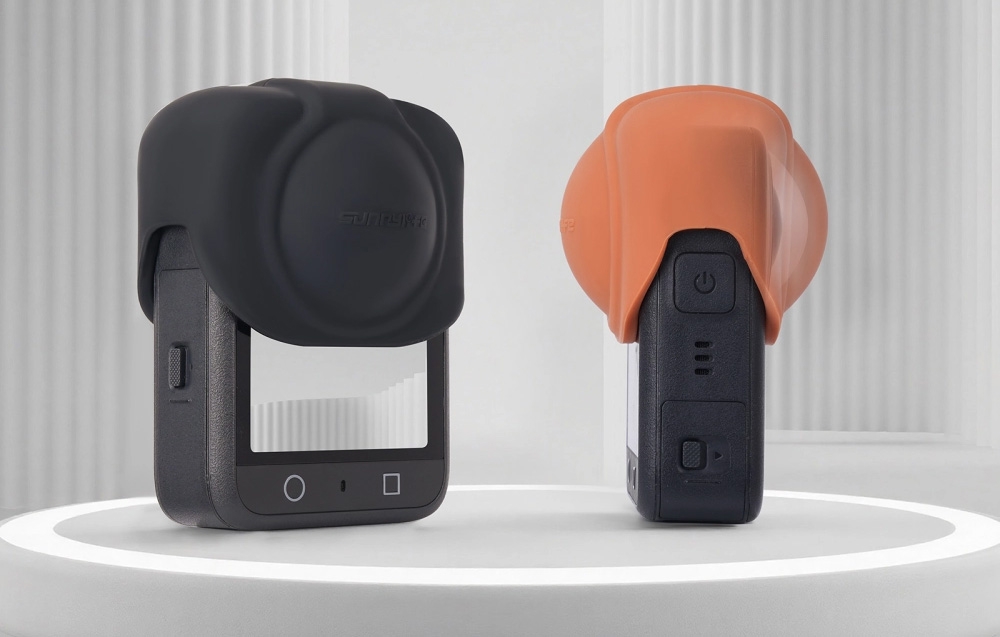 Sunnylife SG034 szilikon lencsevédő az OSMO 360-hoz (narancssárga)-2