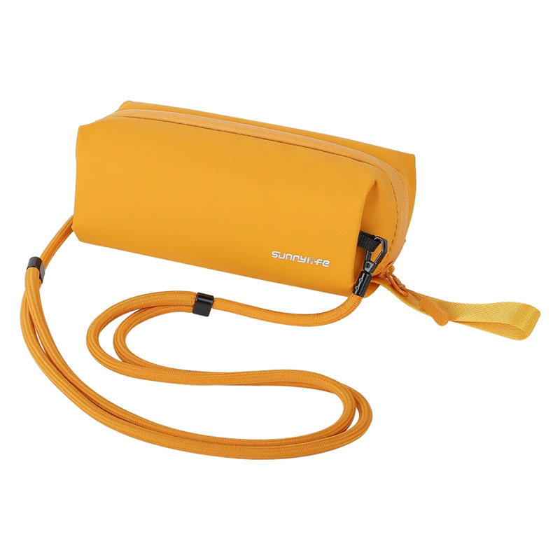 Tárolótáska Sunnylife DJI OSMO 360/ Insta360 GO Ultra/ OP 3/ sportkamerához, okostelefonhoz (sárga)-0